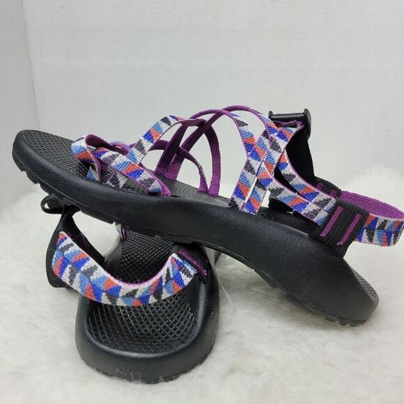 Chaco Z/Cloud X2 Women’s Remix Poplin Berry Sport Hiking Sandals Shoe Size 8 - Picture 6 of 9